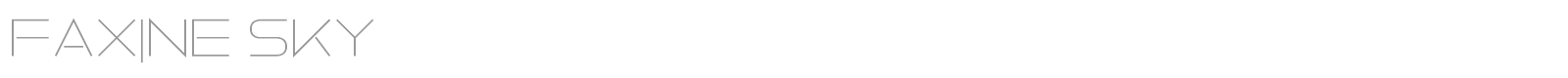 Faxine Sky font preview